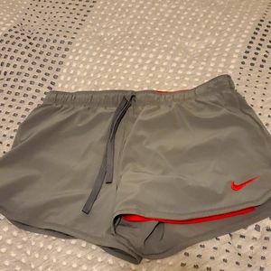 Nike drifit workout shorts with undershorts